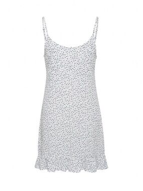 Brandy Melville Juniors Cottagecore/Coquette Style Floral Print Mini Dress